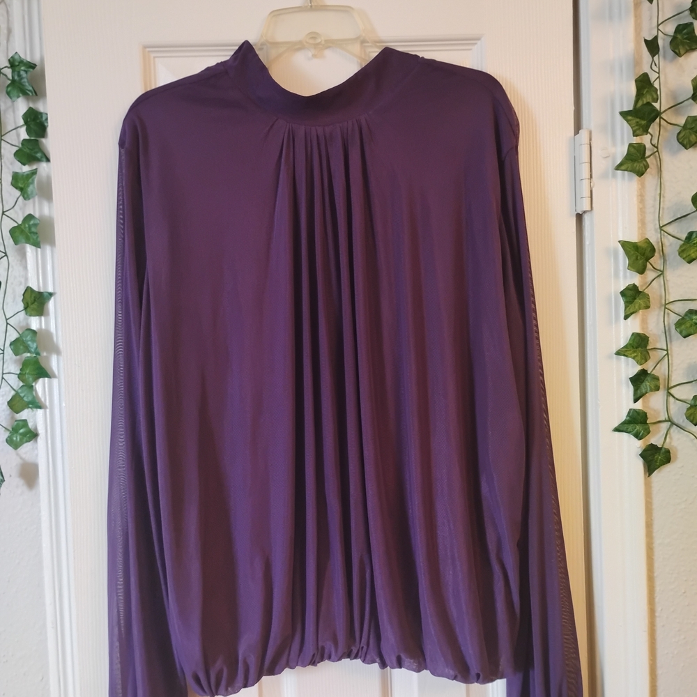 Elegant Purple Women's Top